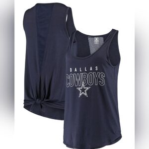 Dallas Cowboys NFL  Ladies Navy Burke Tank Top , size 2X